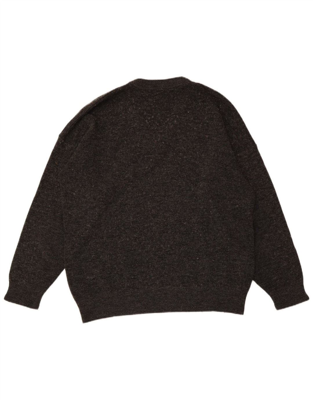 LACOSTE muški džemper s V-izrezom, veličina 6 XL, siva vunena