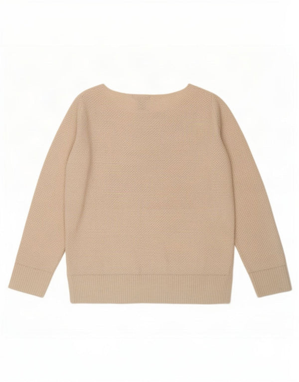 Gap ženski veliki džemper s veznim izrezom UK 10 Small Beige