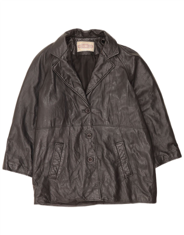 Mary Anne ženska kožna jakna UK 18 XL crna