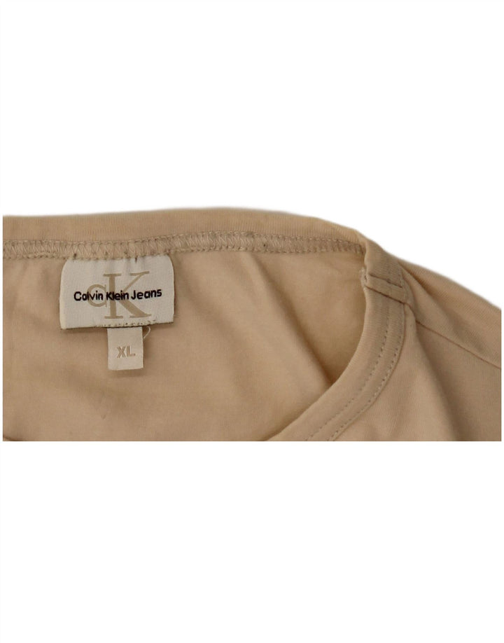 Calvin Klein Jeans muška majica dugih rukava XL bež