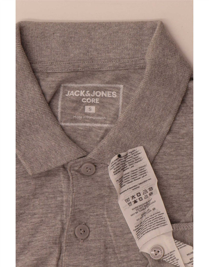 Jack & Jones muška polo majica mala siva pamuk