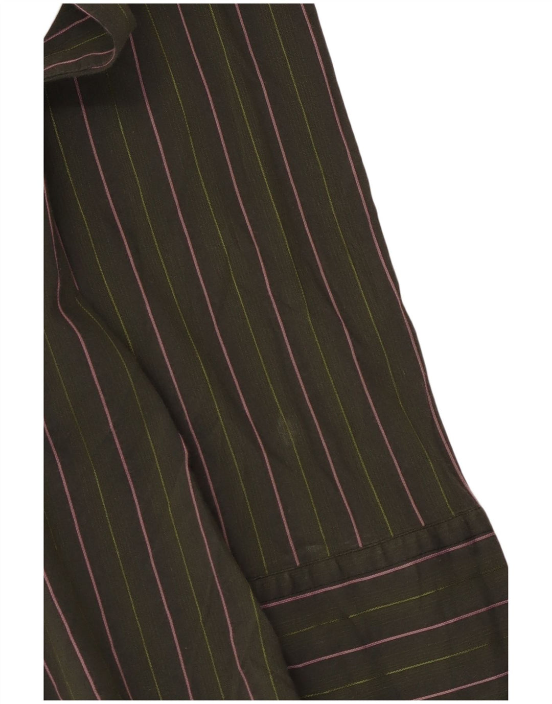 Benetton ženska košulja UK 14 Pamuk s velikim zelenim prugama