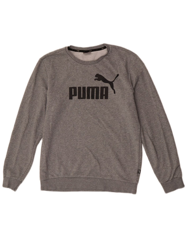 Puma muška majica s grafičkim motivima, veliki sivi pamuk
