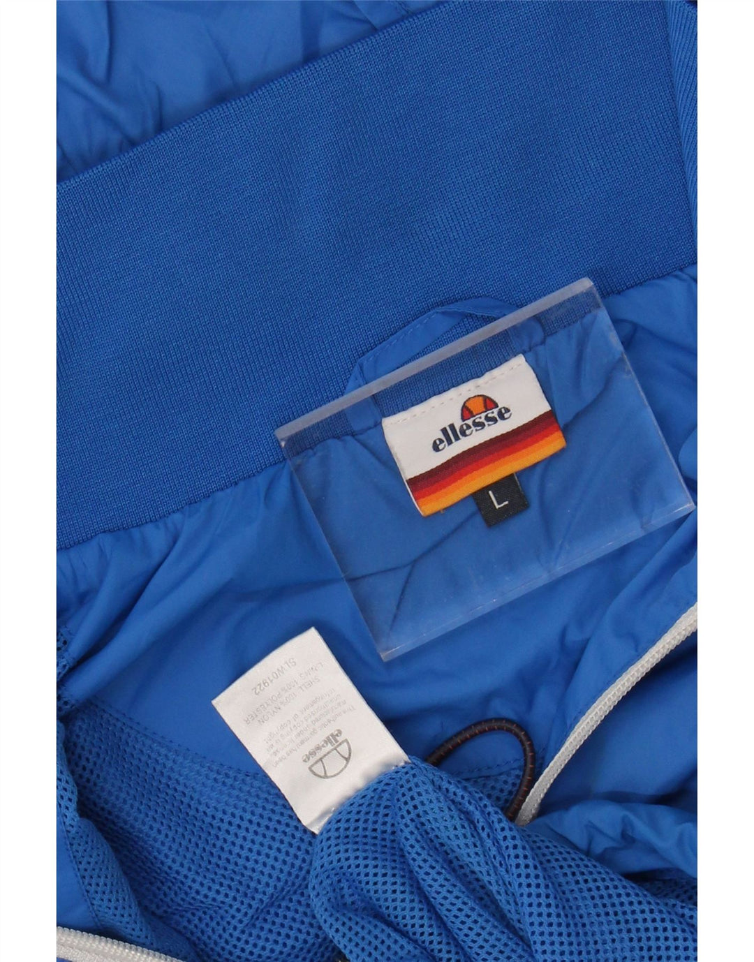 ELLESSE Muška kišna jakna s kapuljačom UK 40 Large Blue Nylon