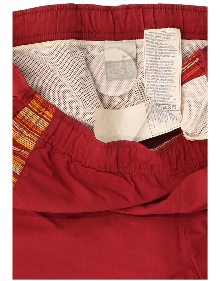 NIKE muške kratke kupaće hlače s velikim crvenim najlonskim prugama