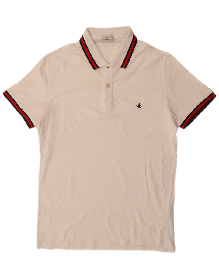 Brooksfield muška polo majica IT 52 veliki bijeli pamuk