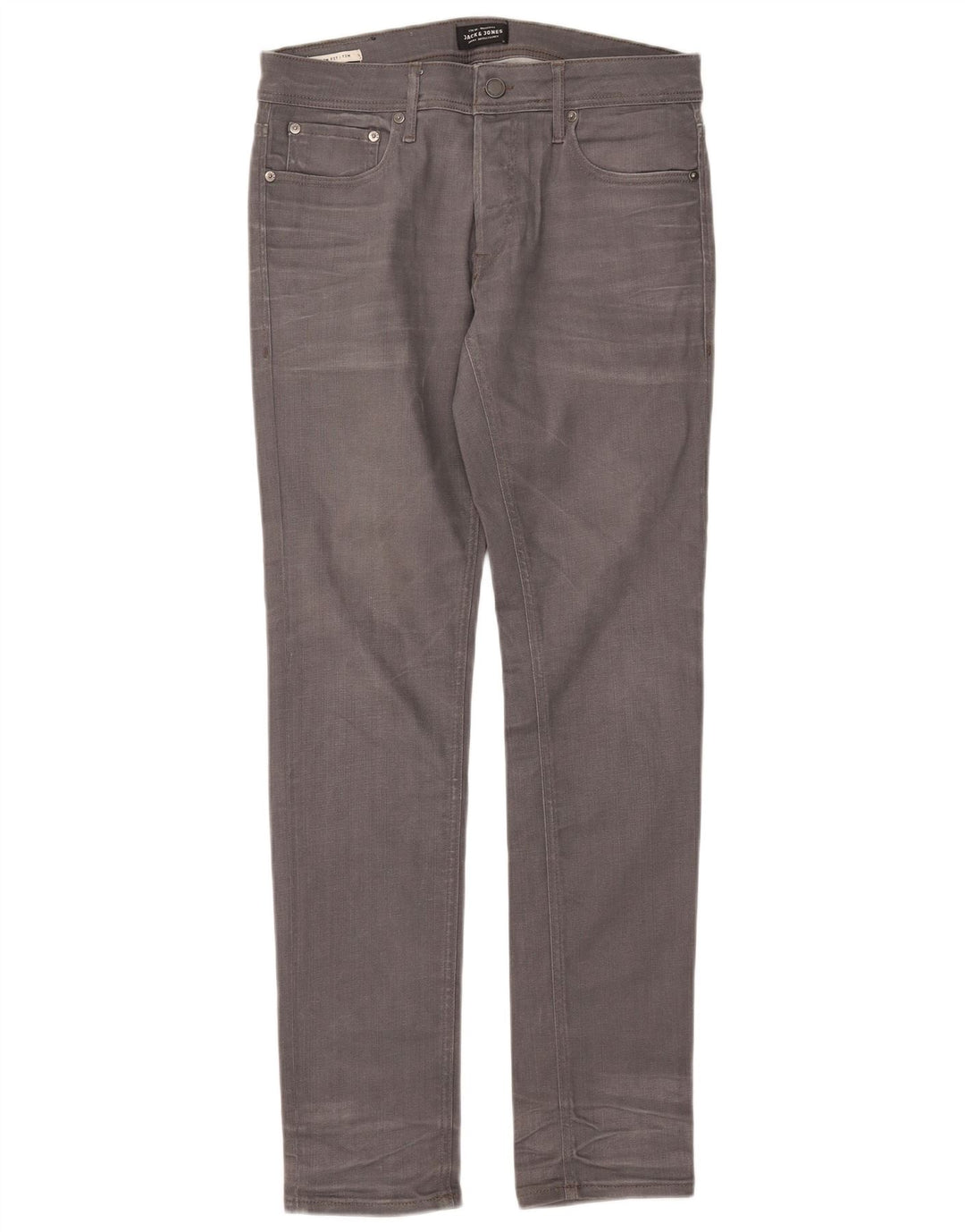 Jack & Jones Muške uske traperice Tim W31 L32 Sivi pamuk