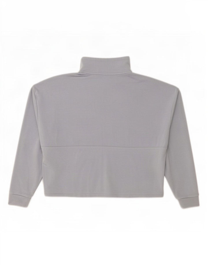 Under Armour ženska majica s kratkim izrezom s patentnim zatvaračem UK 10 Small Grey