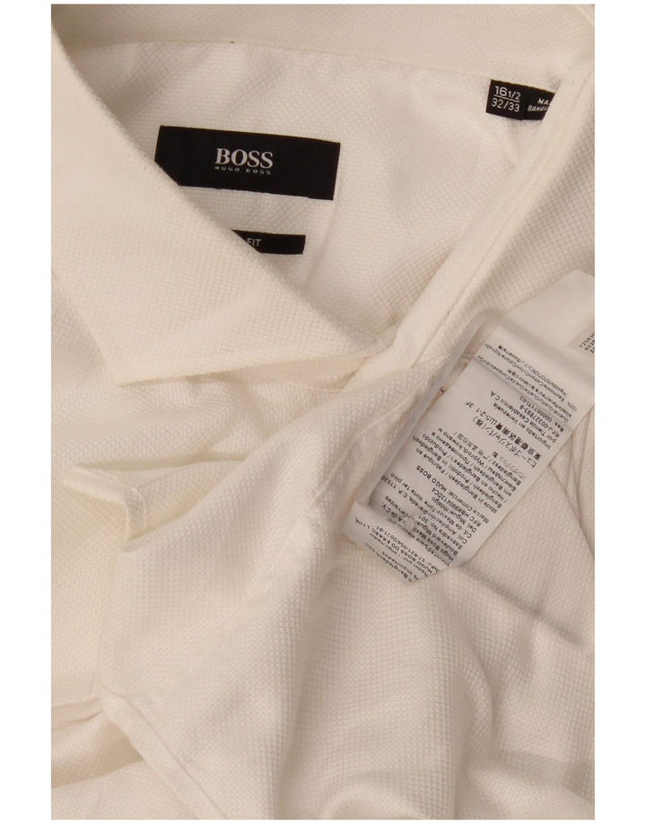 Visoka muška košulja Hugo Boss, veličina 16 1/2, bijeli pamuk