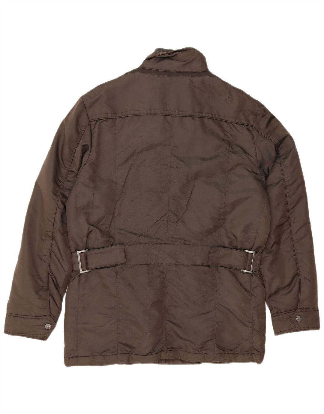 GEOX Mens Respira Padded Jacket UK 36 Small Brown Polyamide