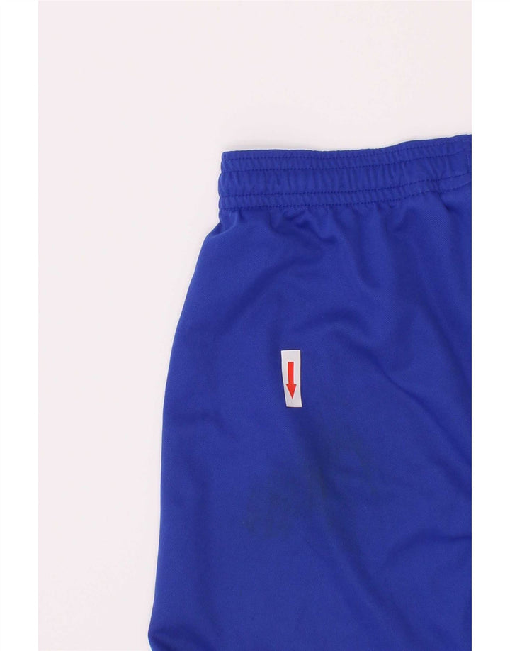 Sportske kratke hlače Adidas Climalite za dječake 9-10 godina, plavi poliester