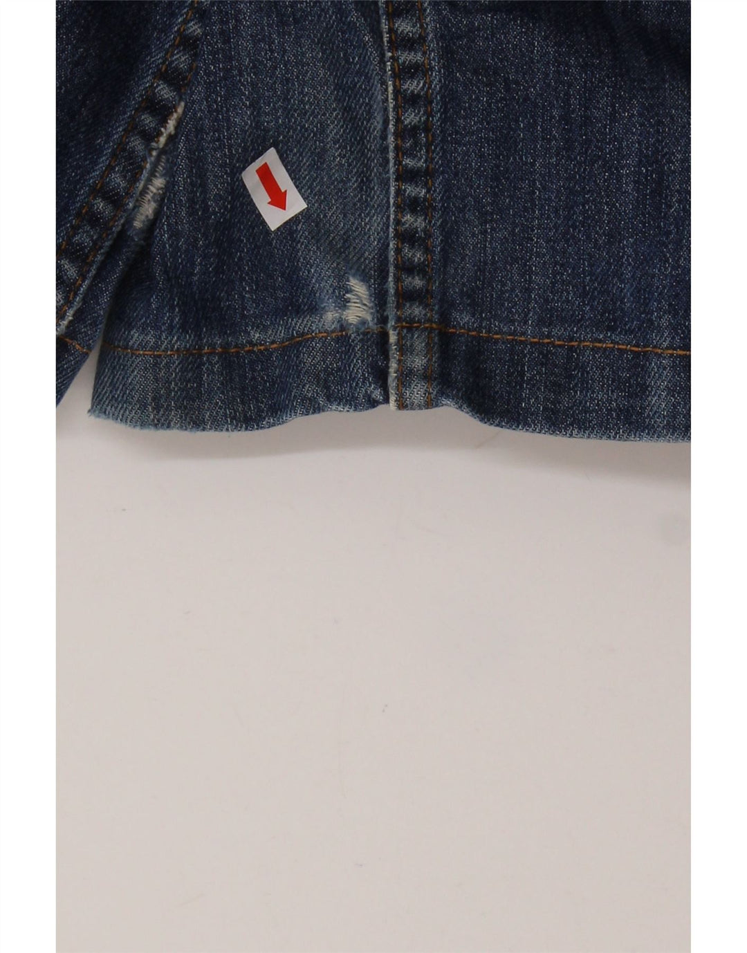 Massimo Dutti muške ravne traperice s oštećenim izgledom EU 42 Large W32 L29 Plave