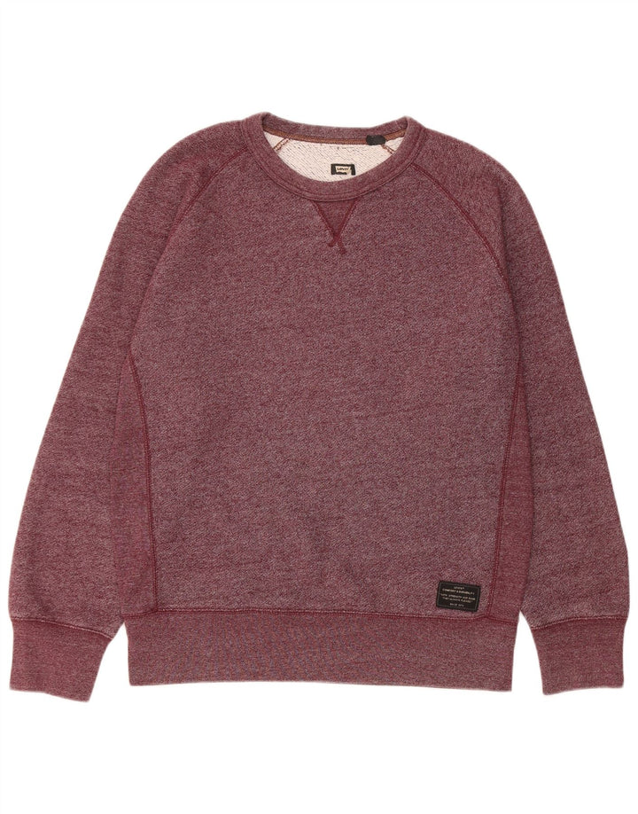 Levi's muška majica s kratkim rukavima, srednji tamnocrveni pamuk