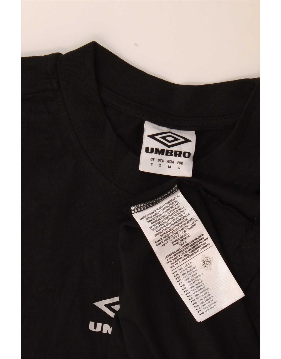 Umbro muška majica s grafičkim motivima, mali crni pamuk