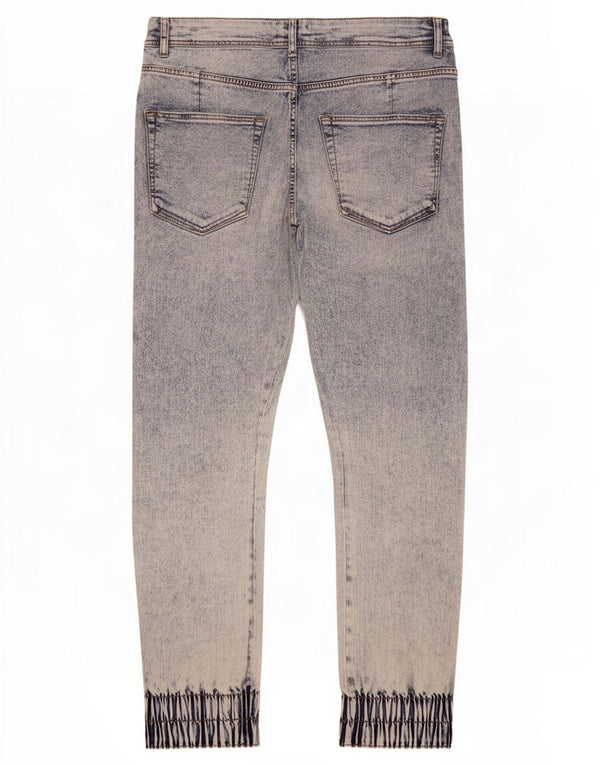Zara Mens Distressed Joggers Slim Jeans EU 44 Large W34 L28 Blue