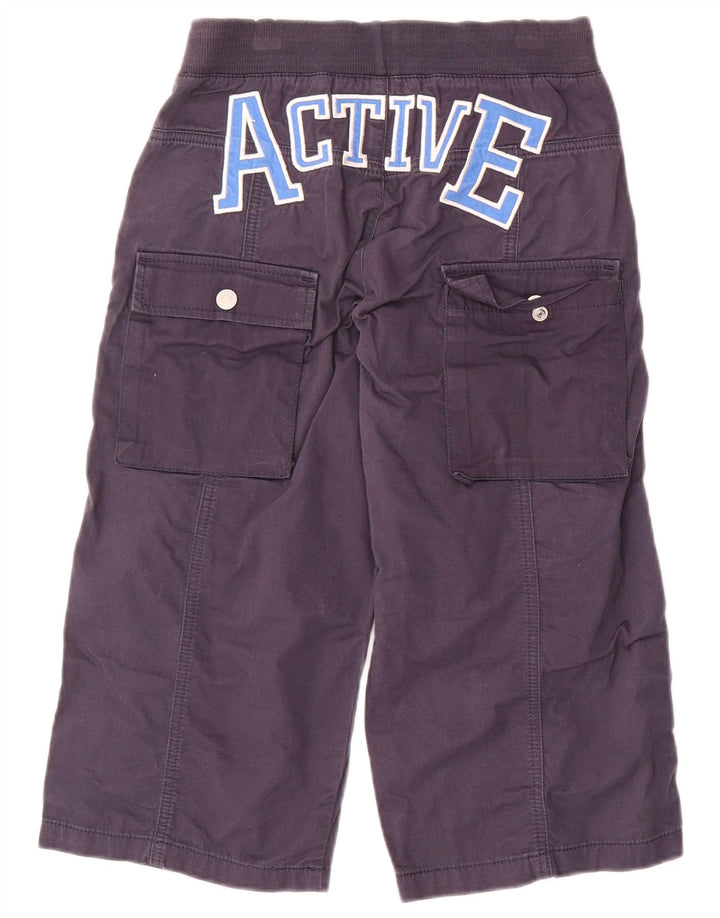 BENETTON Graphic Cargo hlače za dječake 10-11 godina XL W28 L18 tamnoplave