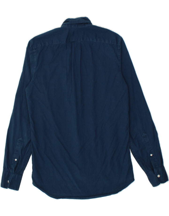 J. CREW Mens Slim Shirt XS Navy Blue Cotton Vintage J. Crew and Second-Hand J. Crew from Messina Hembry 