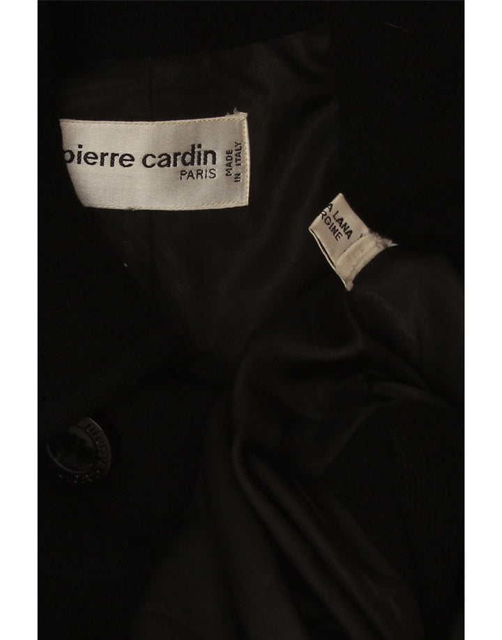 Pierre Cardin ženski kaput s dvorednim kopčanjem UK 20 2XL crna vuna