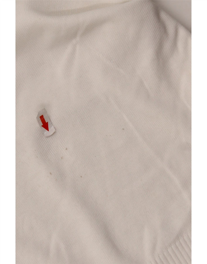 Fred Perry ženski džemper s V-izrezom UK 14 Veliki bijeli