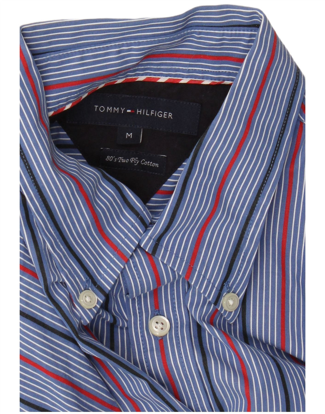 Tommy Hilfiger muška košulja, pamuk na srednje plave pruge