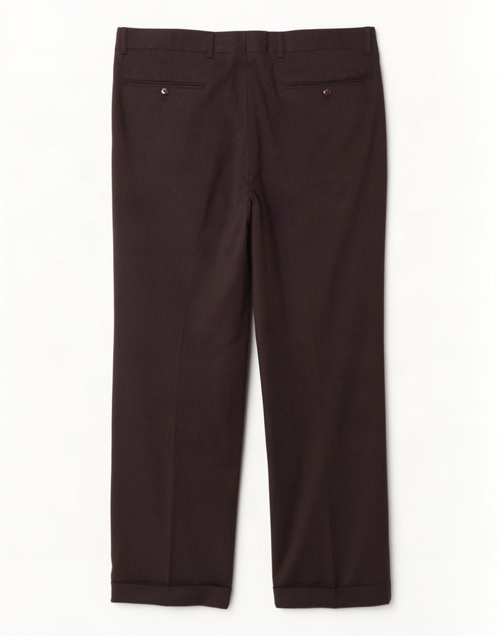 Hugo Boss muške hlače s štipaljkama W34 L30 crne vune