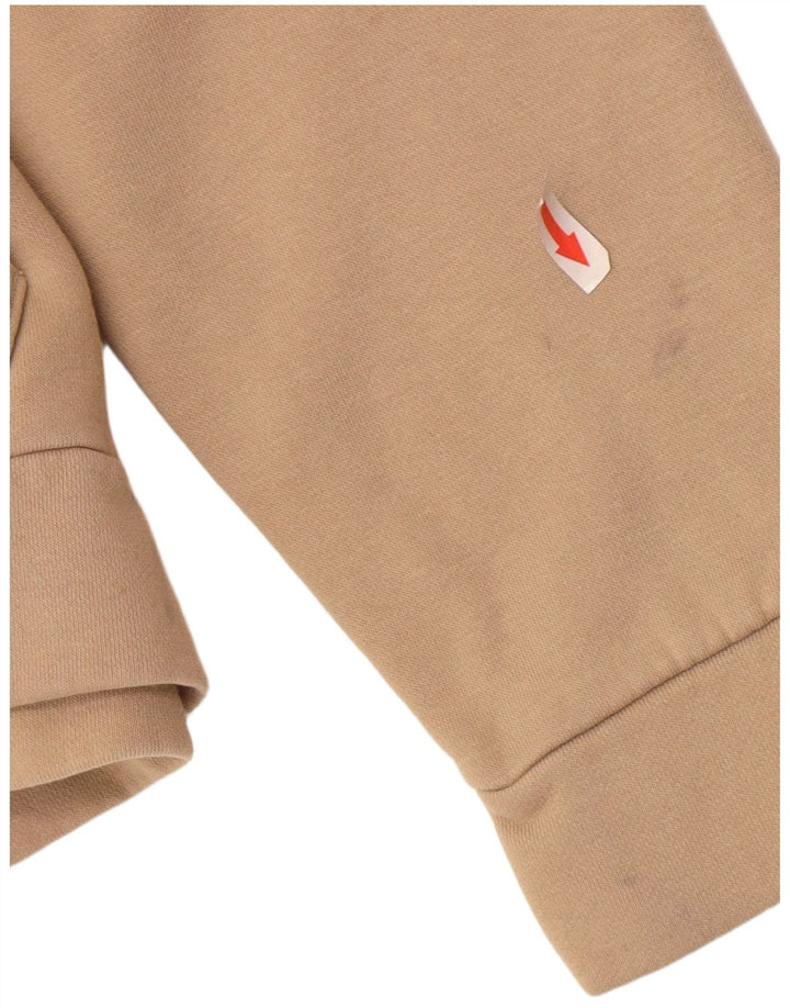 Adidas muška majica s kapuljačom Srednje bež pamuk