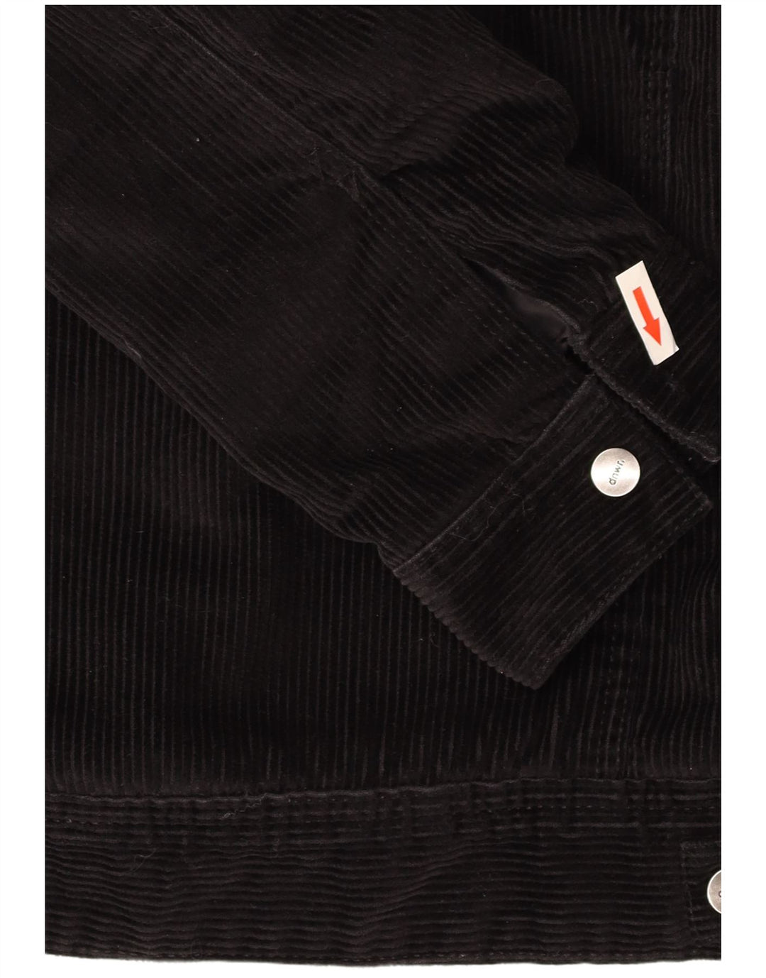 ZARA muška Sherpa jakna od samta UK 42 XL crni pamuk u boji