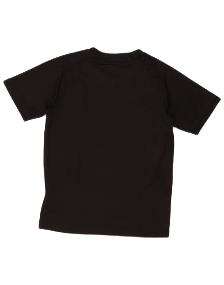 Puma Boys Graphic T-Shirt Top 11-12 Years Black Poliester