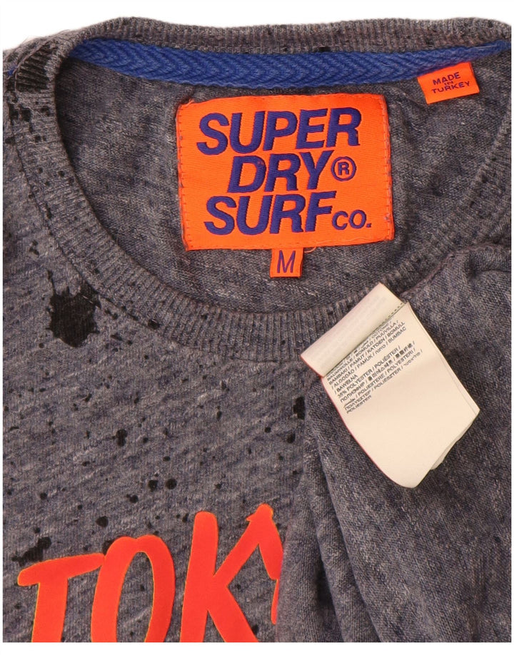 Superdry muška majica kratkih rukava s grafičkim motivima, srednje siva boja, pamuk