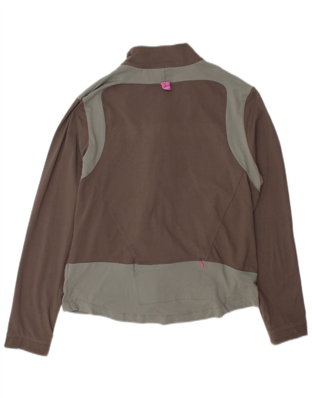 Marks & Spencer ženska gornja jakna trenirke UK 14 Large Brown Colourblock