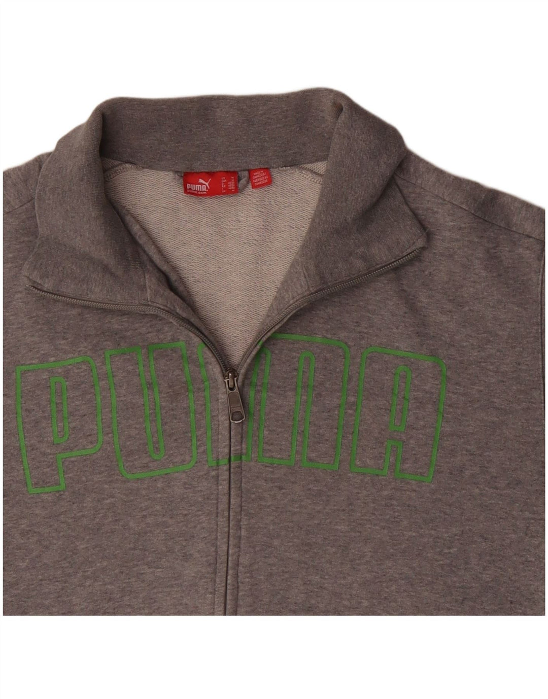 PUMA muška trenirka s grafičkim motivima, srednje siva jakna