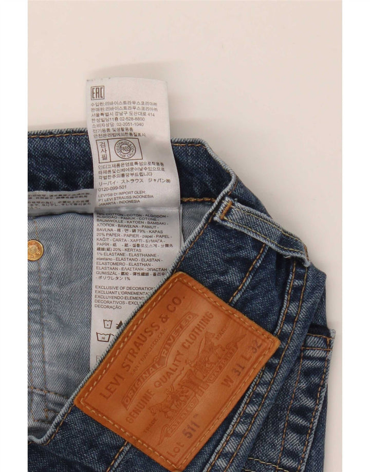 Levi's muške 511 uske traperice W31 L32 plavi pamuk