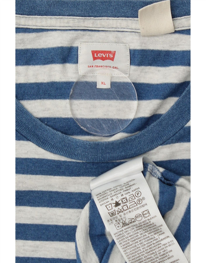 Levi's muška majica kratkih rukava XL pamuk na plave pruge