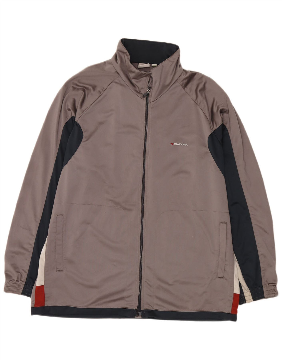 Diadora muška gornja jakna za trenirku UK 48 2XL sivi poliester u boji