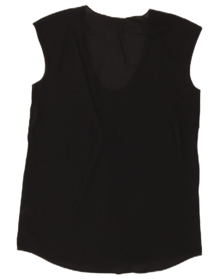 J. CREW Ženski gornji dio bluze bez rukava US 00 2XS crni poliester