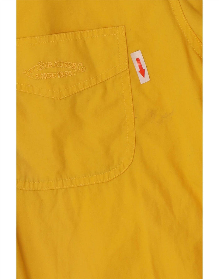 Levi's muška košulja kratkih rukava, veliki žuti pamuk