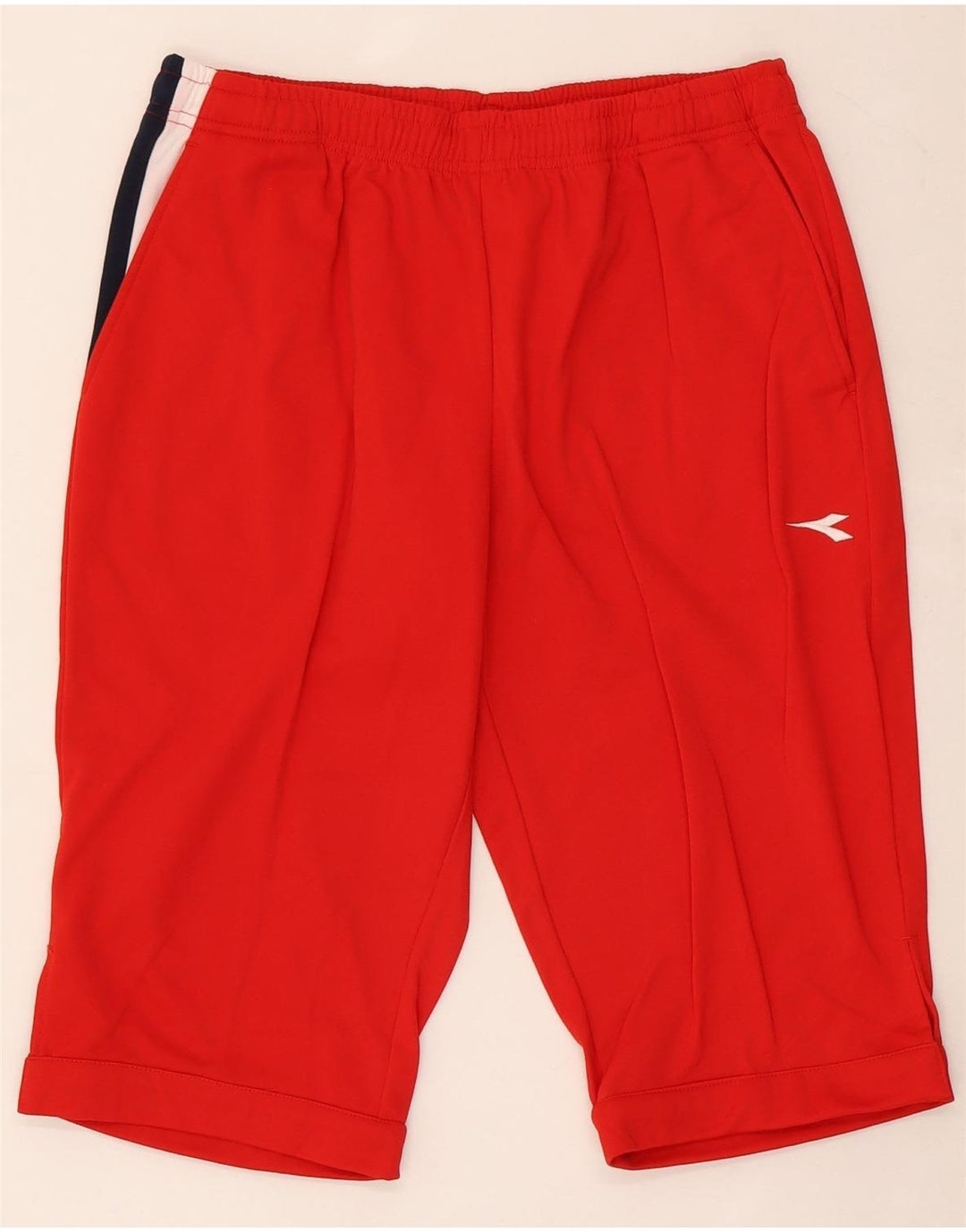 Diadora muške sportske kratke hlače bermude veliki crveni poliester u boji
