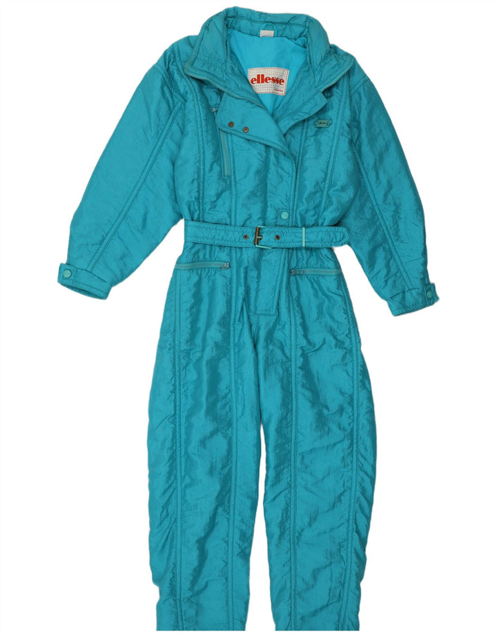 Ellesse ženski skijaški kombinezon IT 46 Large Blue Nylon Retro