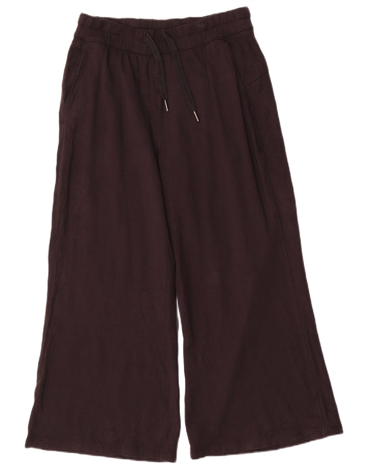 Lululemon ženske hlače trenirke širokih nogavica US 6 srednje crne modalne boje