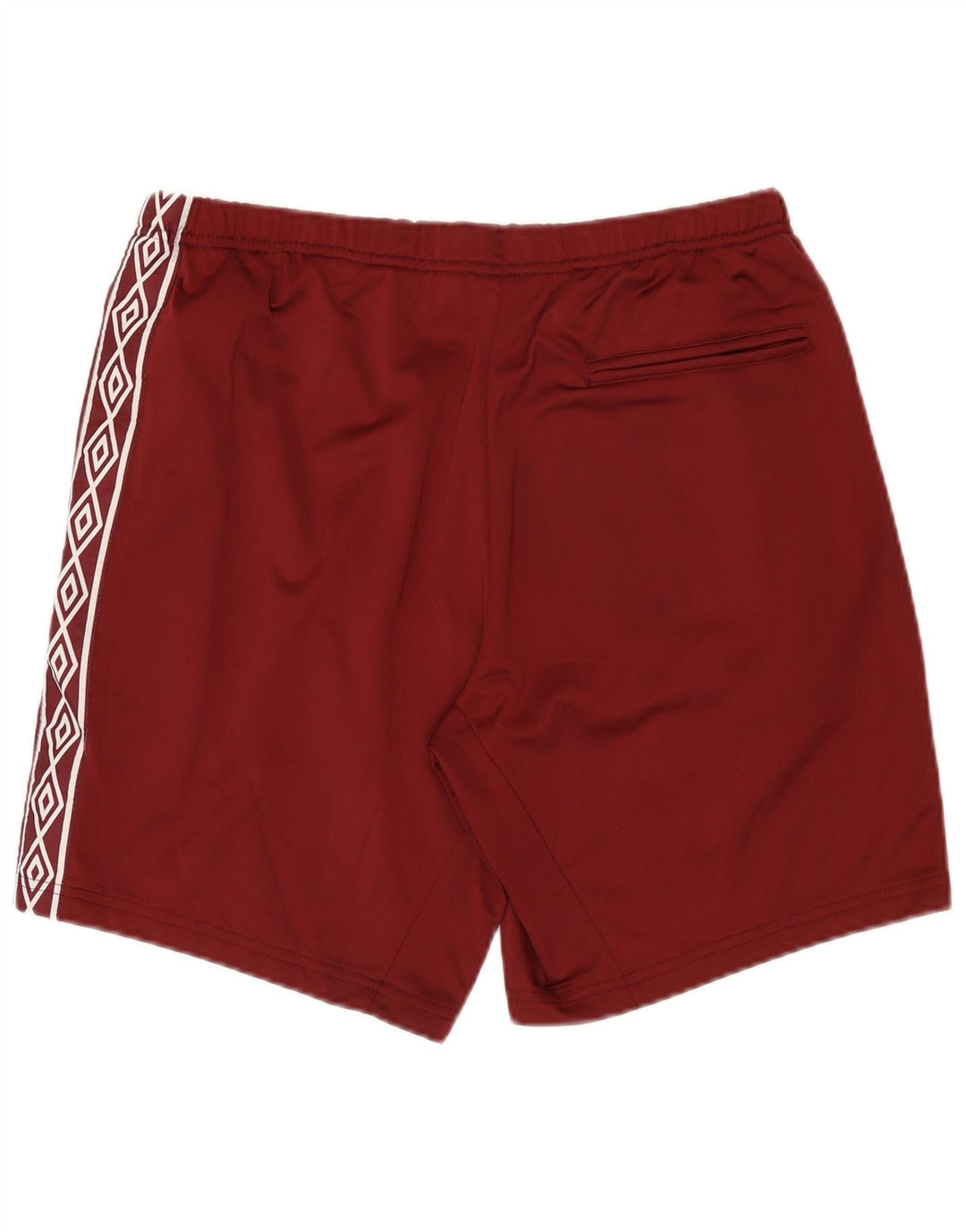 Umbro muške kratke sportske hlače s grafičkim motivima, veliki bordo poliester