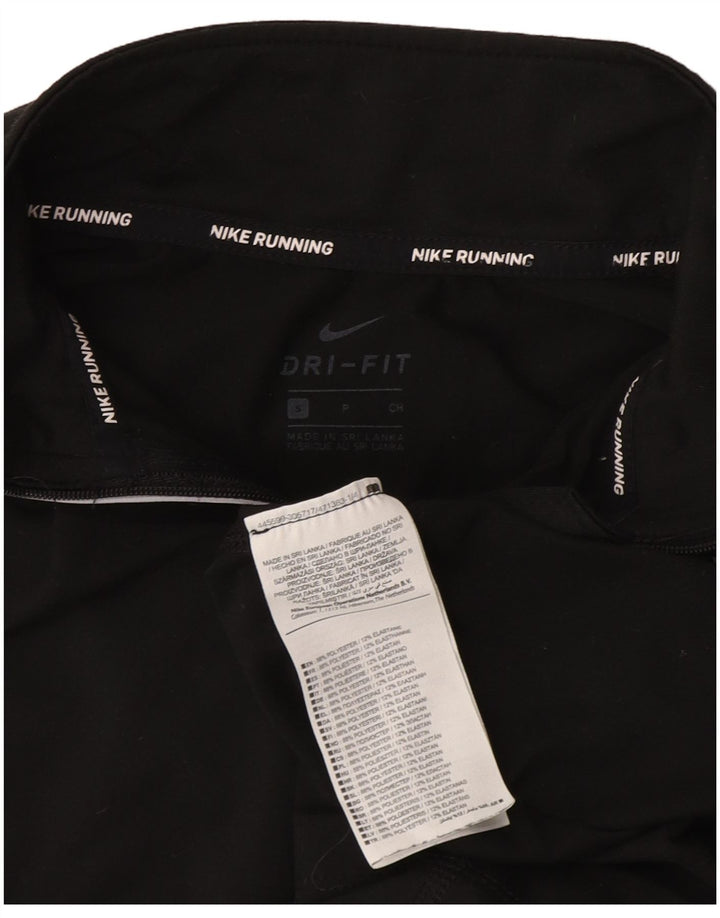Nike Ženska trenirka Dri Fit Zip Neck Top UK 10 Small Black