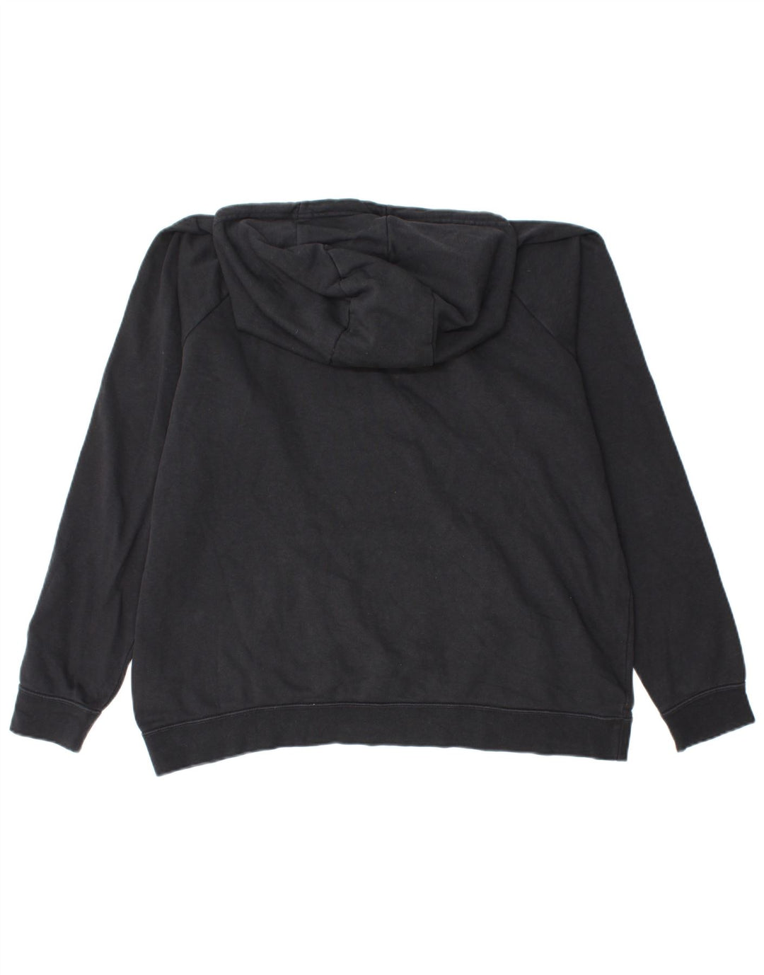 NIKE Ženska prevelika majica s kapuljačom UK 18 XL crni pamuk