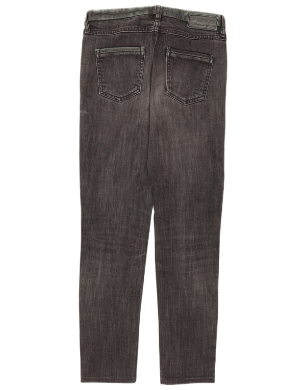 Ženske uske traperice Massimo Dutti EU 36 XS W26 L27 sivi pamuk