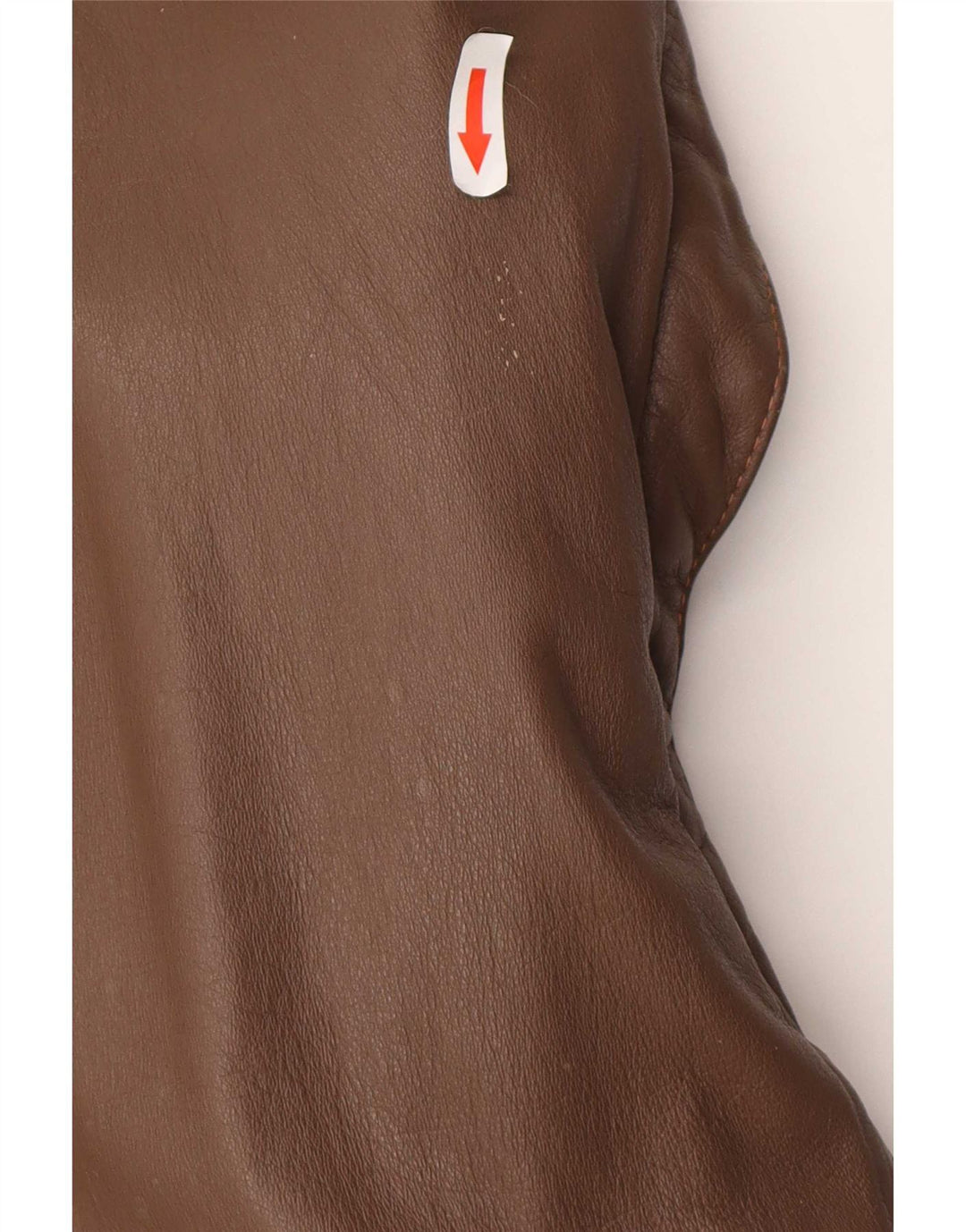 Vintage muška vojna kožna jakna IT 52 XL smeđa