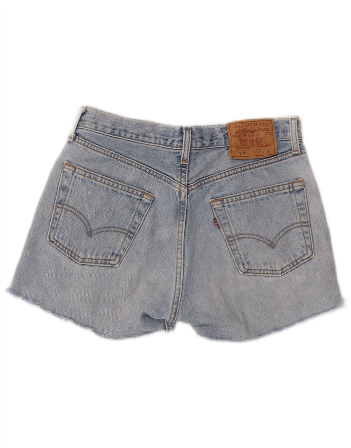 Levi's ženske kratke traper hlače visokog struka 501 W30 srednje plave