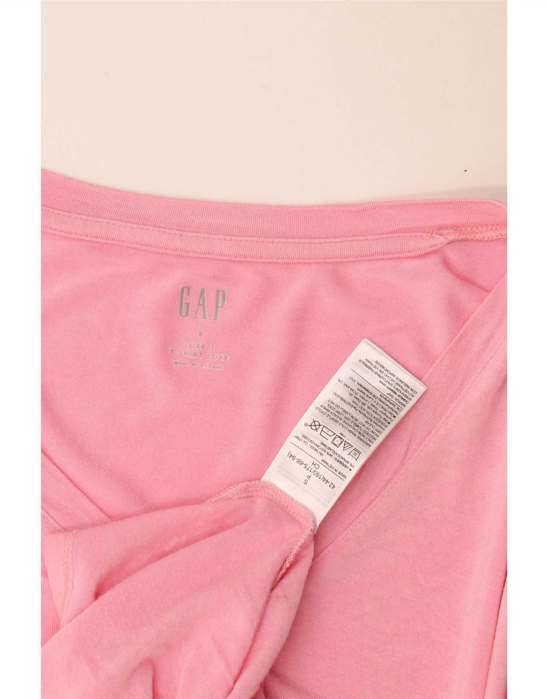 Gap Ženska majica kratkih rukava UK 10 Small Pink Rayon