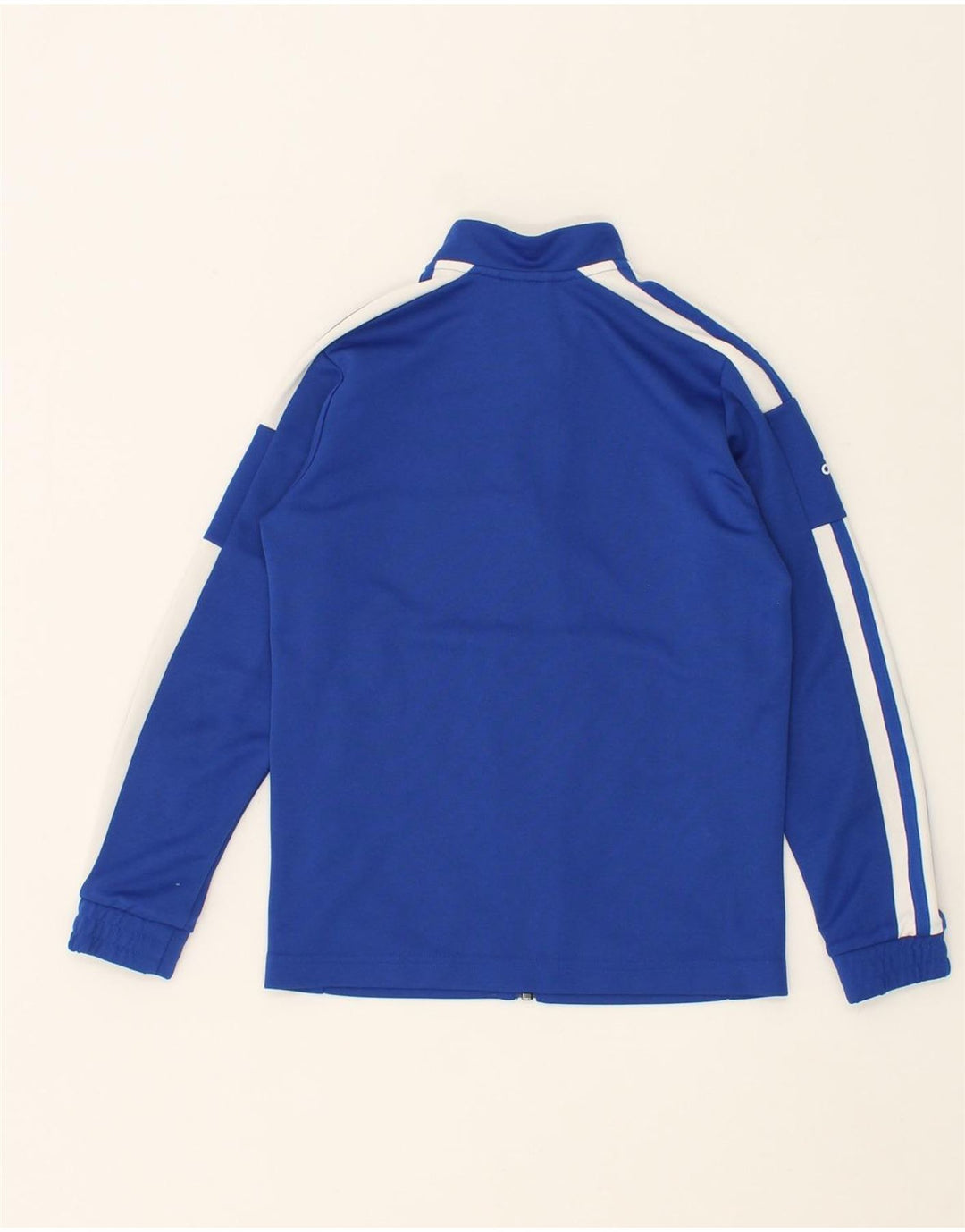 ADIDAS Boys Graphic Tracksuit Top Jacket 9-10 Years Blue Polyester Vintage Adidas and Second-Hand Adidas from Messina Hembry 