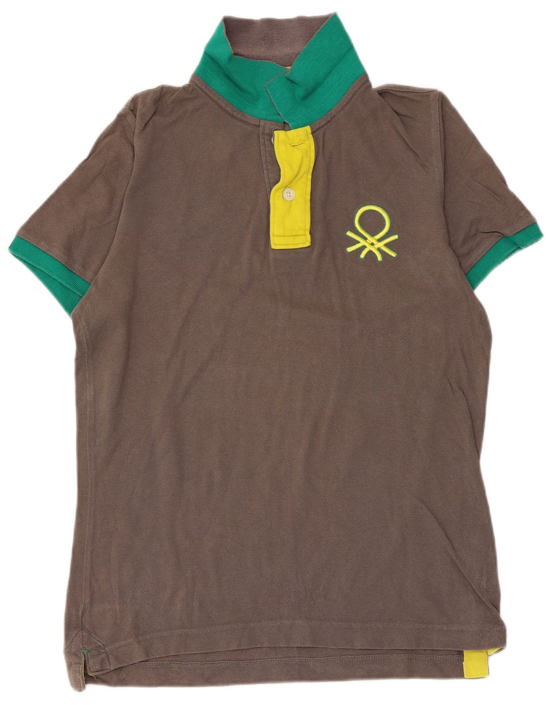 BENETTON muška polo majica srednje sivi pamuk