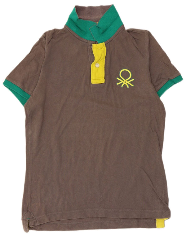 BENETTON muška polo majica srednje sivi pamuk