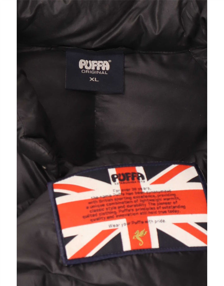 Puffa muška podstavljena jakna UK 42 XL crna